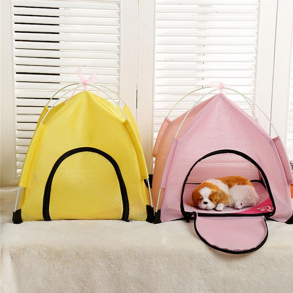 Cat Tent Bed for Indoor Cat Small Dogs Shelter Bed House Teepee Tent Bed Photo Props Gift for Summer Teepee