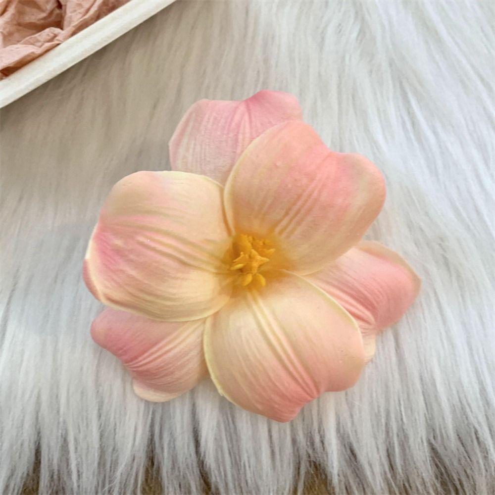 Korean Style Tulip Flower Hairpin Cloth Simulation Flower Hair Clip Sweet   Beach