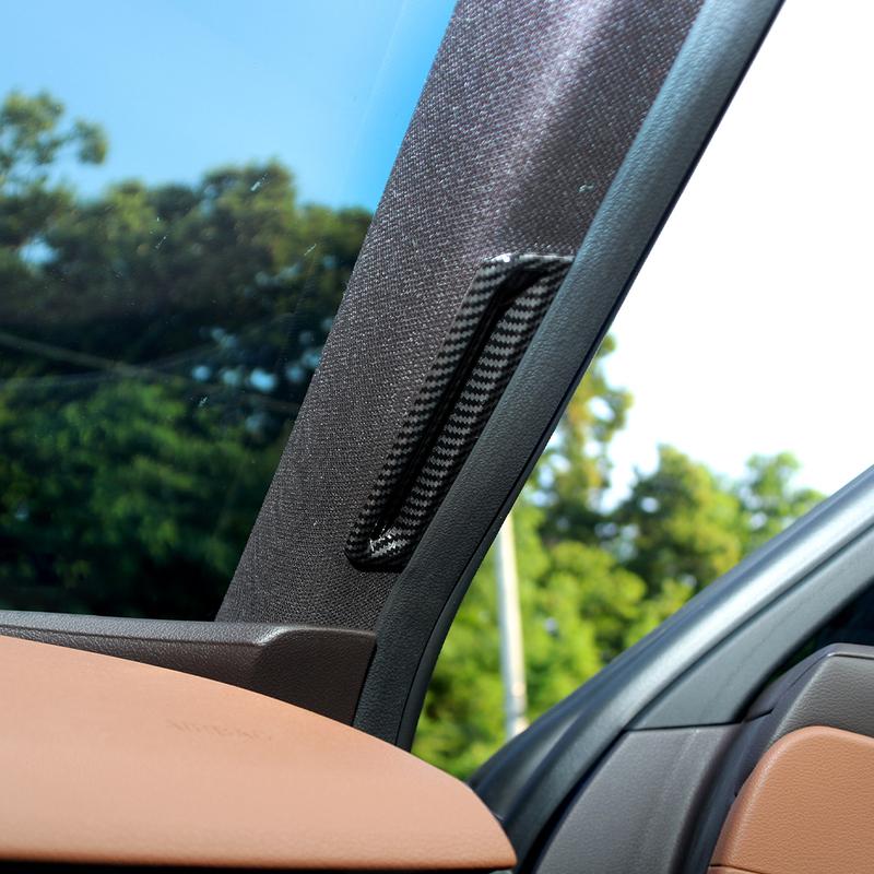 For Genesis G80 -2026 LHD Carbon Fiber Car Interior Dashboard Front Upper Air Vent Outlet Cover Trim Car Accessories