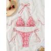 New Women Lace-up Bikini Swimsuit Premium Swimwear Sexy Beach Suit Summer Fashion