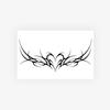 Ove Heart Wings Temporary Tattoo Long-Lasting Magic Waterproof Semi Permanent Body Decor Sticker
