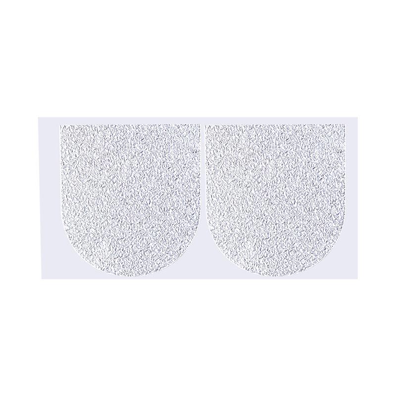 Shoe Sole Sticker: Sound Dampening, Anti-Wear, Anti-Slip, Shock Absorbing, Self-Adhesive for High Heels Transparent (2 stickers/plate)