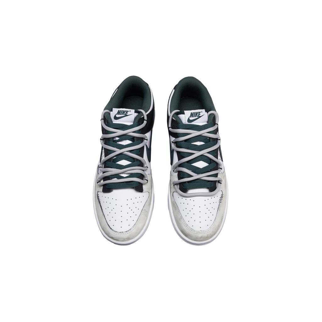 Nike Dunk Bran Castle Slip Resistant, Lightweight, And Breathable Low top Skateboard Shoes Unisex Black White DV0833-111(Team960-)