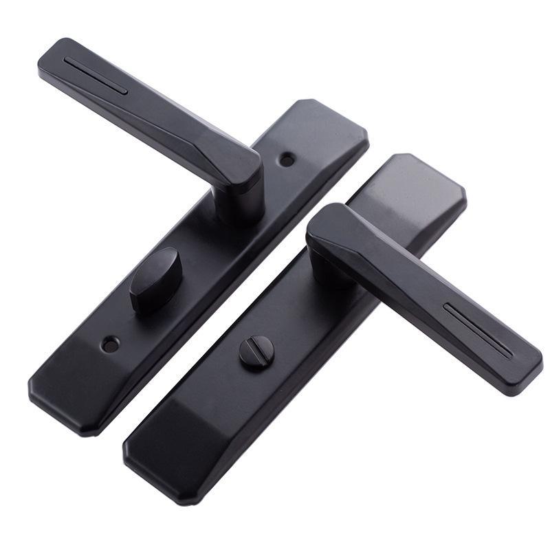 1 Set Door Knob Lock Room Door Handle Locked Aluminum Alloy High-Grade Handle Lock Bedroom Bathroom Accessories