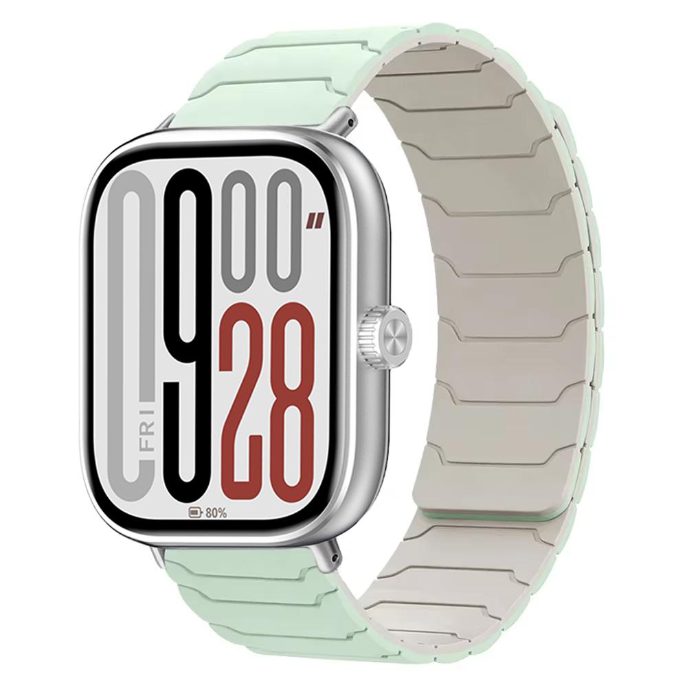 Weiches Silikonarmband für Redmi Watch 6/5/4 Magnetisches Armband Sportliches Bequemes Armband für Xiaomi Band 9 Pro/8 Pro Armband Correa