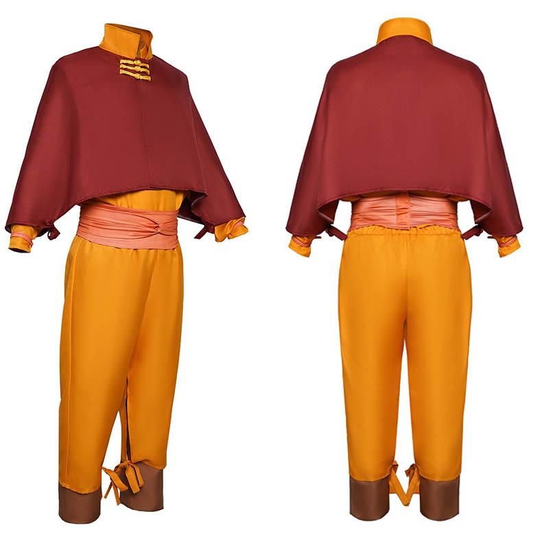 Aang Cosplay Kostým Edice Avatar: Poslední vládce vzduchu Role Play na Halloween Anime Comic Con Avatar Oblečení