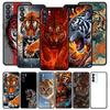 Phone Case Cover For Oppo A17 A31 A54 A57 A78 A79 Find X5 X6 Reno 7 8 10 11 12 13 F Pro 5G Soft TPU Shell Cartoon Tiger Pattern