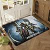Warframe Floor Mat Soft Thickened Absorbent Non-Slip Bedroom Living Room Door Mat Home Decor Flannel Rugs