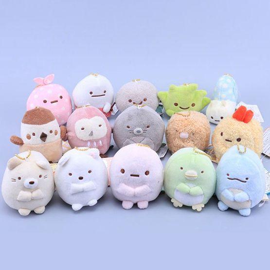 Adorable Plush Keychain Cute Animal Character Toys Soft And Cuddly Pp Cotton
