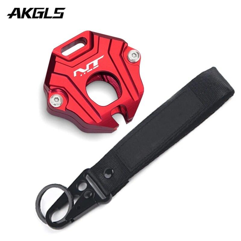 For Honda NT1100 NT 1100 Nt1100 Nt 1100  2022 2023 Motorcycle CNC Aluminum Alloy Key Case Key Lanyard Accessories