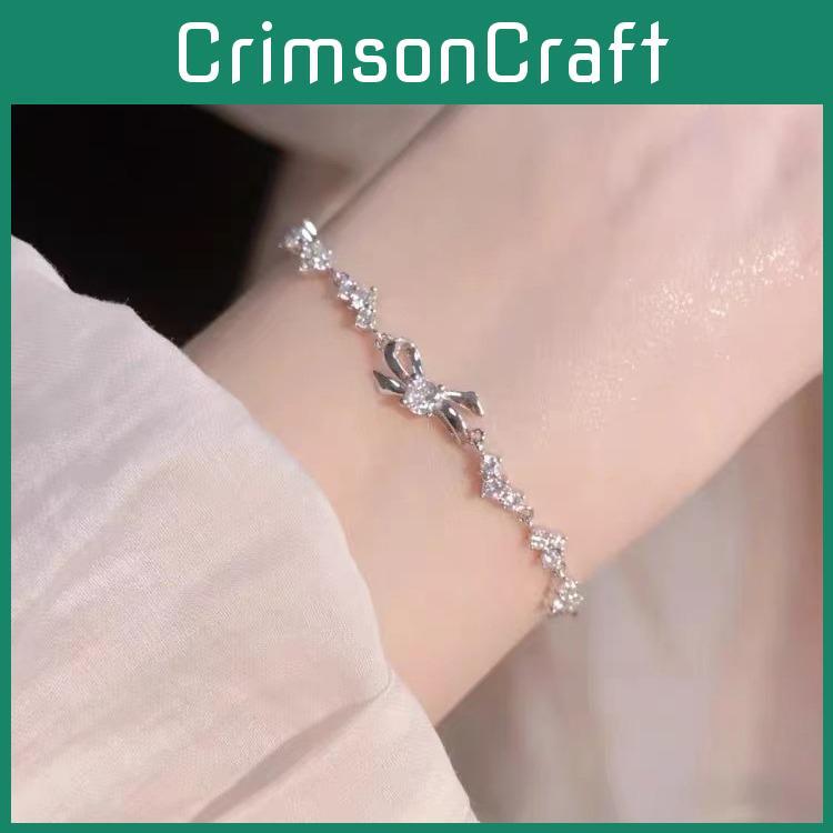 Unique Bowknot Bracelet For Women High-class Copper Summer Jewelry For Fashionistas