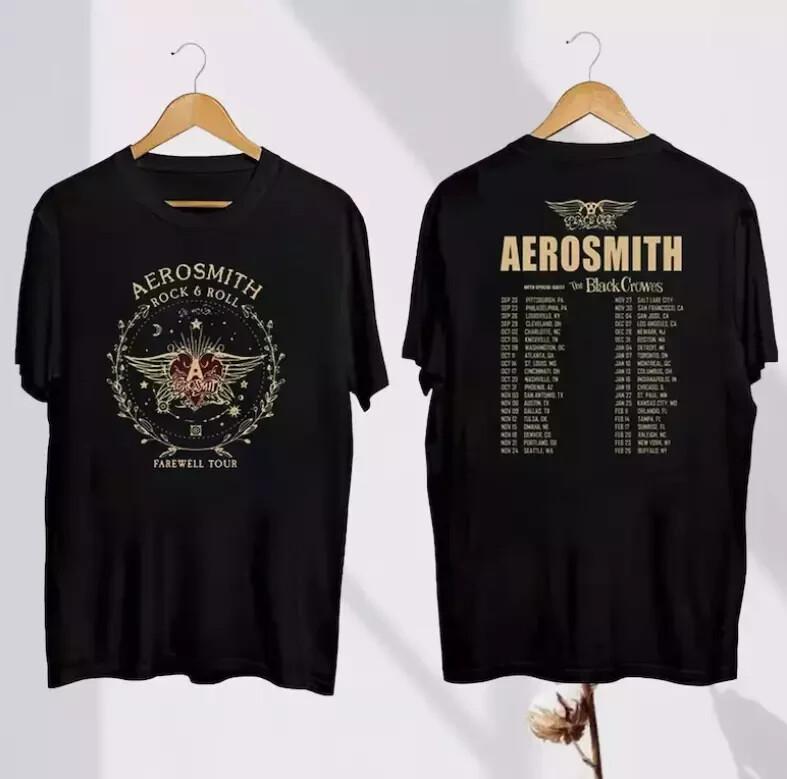 Aerosmith Peace Out Farewell Tour 2026-2026 T-shirt, Aerosmith Fan Gift Unisex T-Shirt Graphic Tee L