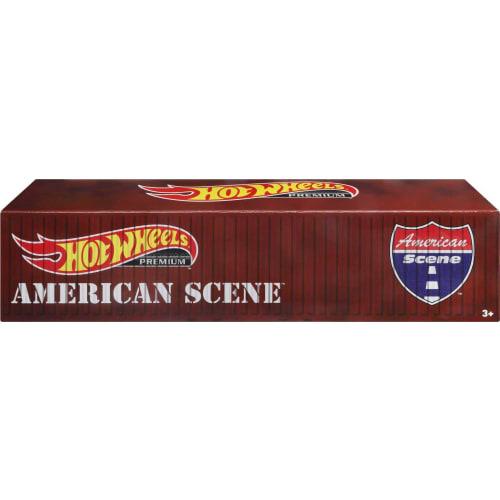 Hot Wheels Car Culture American Scene Container Set (Ages 3 and Up) HFF44
