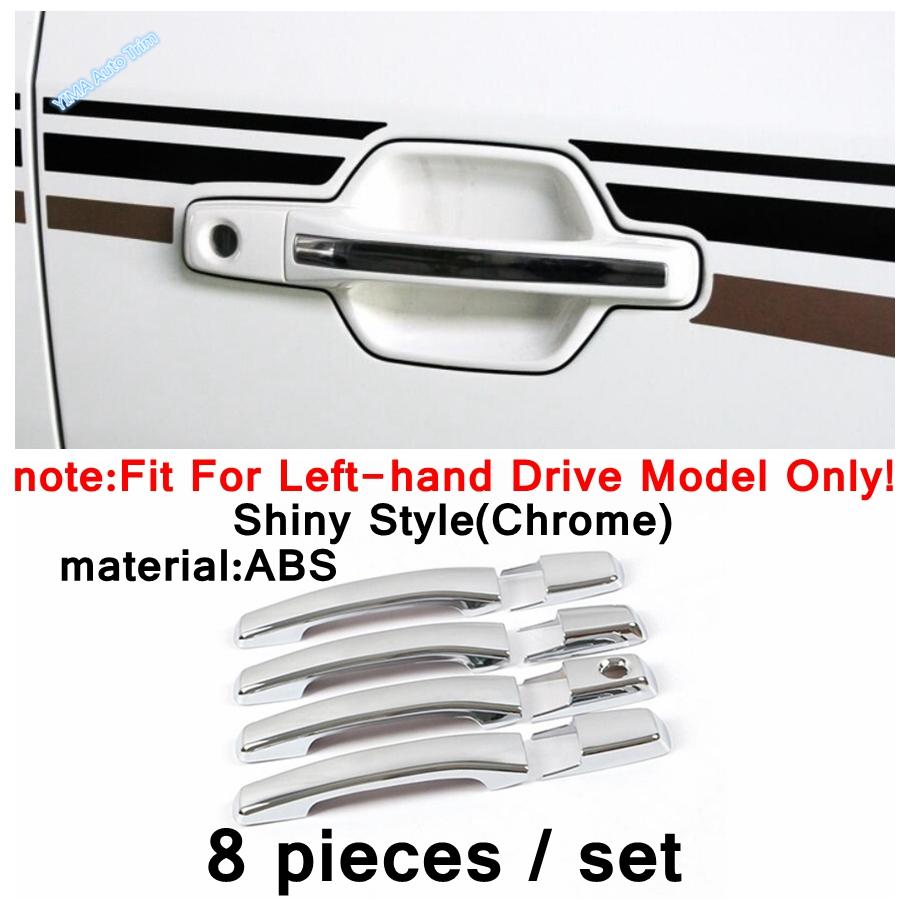Car Door Outside Handles Door Bowls Sticker Cover Trim For Mitsubishi Pajero V97 V93 V80 Montero Limited 2009 - Accessories