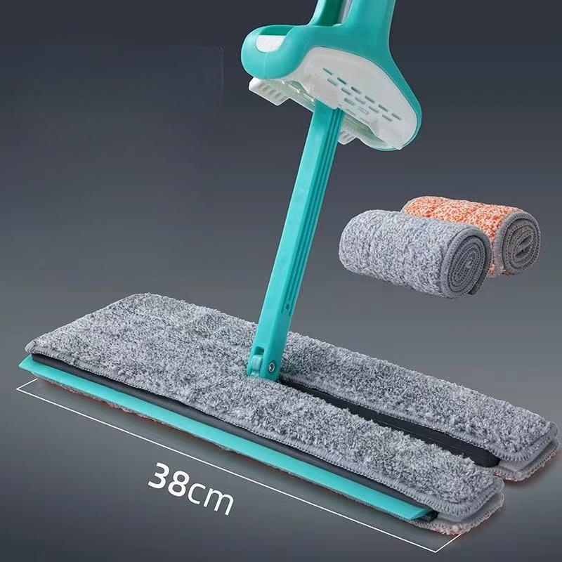 Double Sided Flat Magic Mop Telescopic Hand Push Sweepers Hard Floor Cleaner Lazy Vassoura Switch Clean Self-wringing Ability