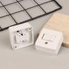 10Pcs Hand-Held Bedside Switch Square Flat Button Single Control Switch Wiring Button Rocker