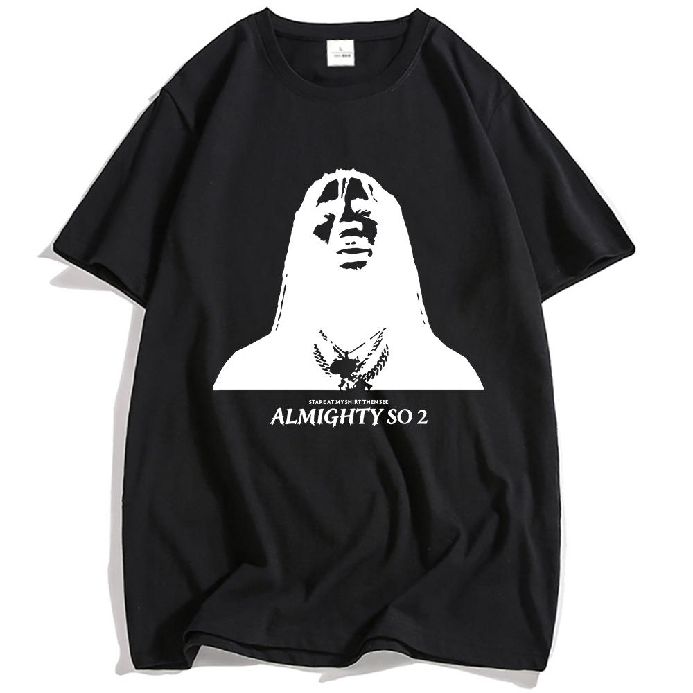 Chief Keef Jesus T-shirt Summer O-neck Short Sleeve Tshirts  Casual Graphic Printing T Shirt Unisex Streetwear XS чёрный