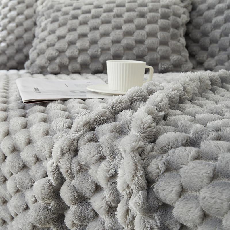 Zimní plyšová osuška na pohovku zahuštěná hřejivá čepice proti poškrábání sametová potah na pohovku univerzální all-inclusive potah látková přikrývka