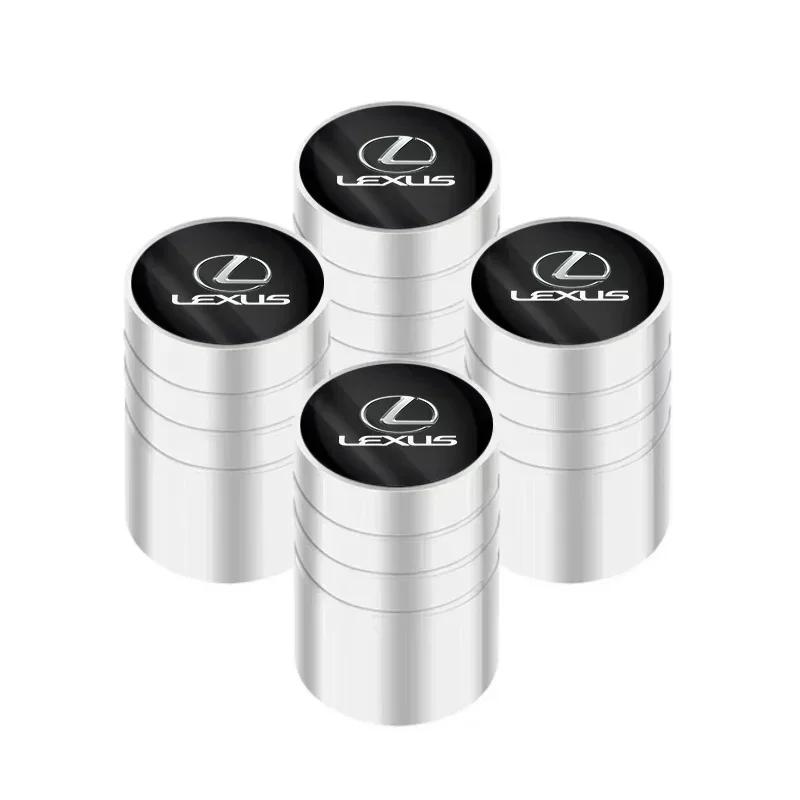 4 Stück Auto Rad Reifen Ventilschaftkappen Staub Zubehör Für Lexus ES300 RX330 RX300 GS300 IS250 IS200 CT200h IS300 NX RX NX200t TX