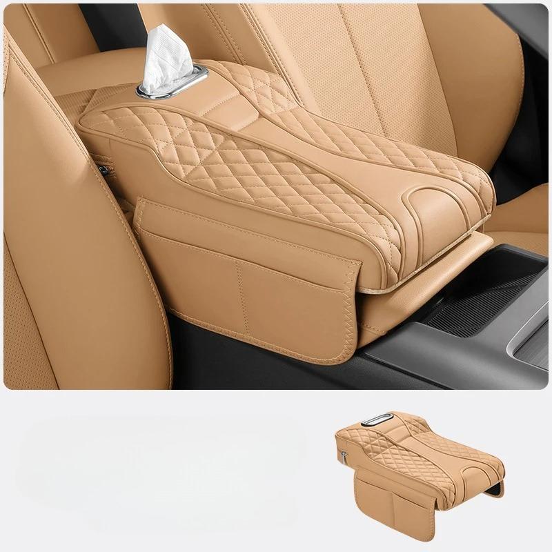 Für Denza B5 / B8 Byd Leopard 5/8 Auto Armlehnenkissen Matte Taschentuchbox Aufbewahrungstasche Polster Multifunktionale Auto-Innenraumzubehörteile Denza B8