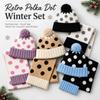 Windproof Toddler Winter Hat Scarf Set Breathable Baby Knitted Hat Scarf Set  Ages 2-6