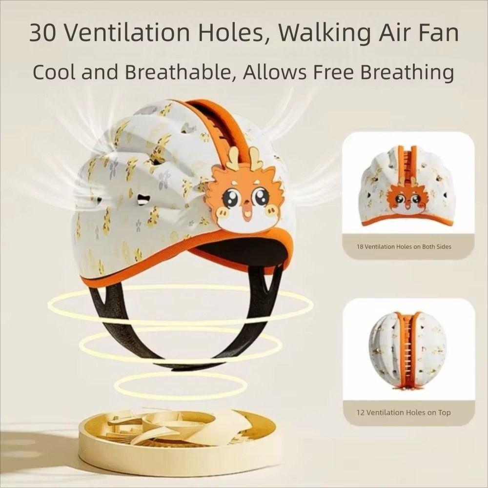 Breathable Baby Safety Hat Adjustable Toddler Safety Helmet Child Head Cushion  Crawling