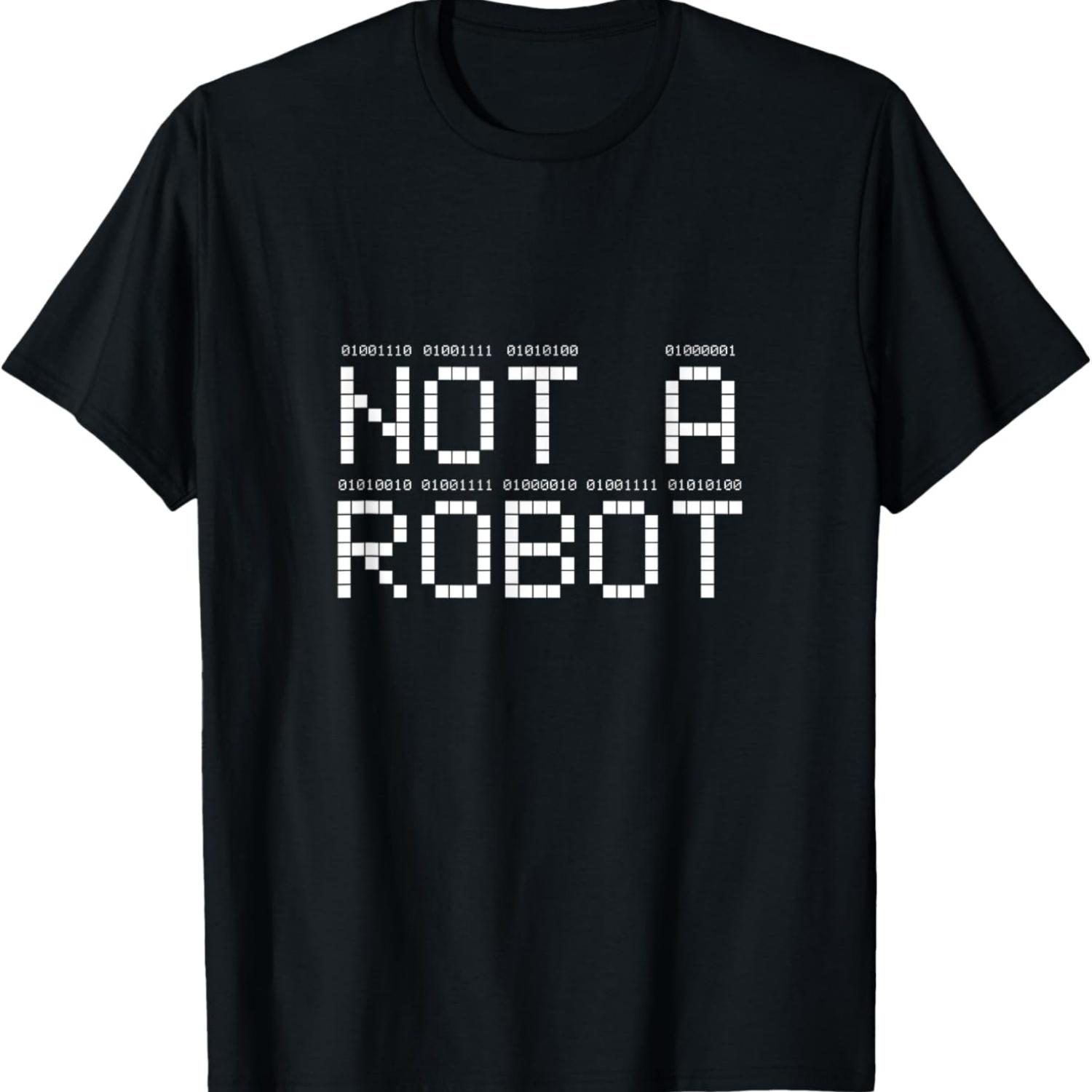 Third Culture_ Cyberpunk Not A Robot T-Shirt S