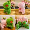 Soft Cartoon Dinosaur Plush Pillow Pp Cotton Filled Creative Toy Ideal Gifts For