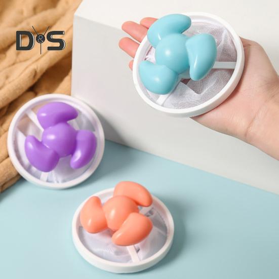 1/3Pcs Wool Sticker Filter Bag Washing Machine Prevent Clogging Easy To Use Reusable Mesh Drain Pipe Cleaner