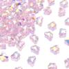 50Pcs/Lot 10×8mm Crystal Beads Transparent Colorful Butterfly Shape Hole Size 1.2mm Loose Beads Diy Jewelry Bracelet Necklace