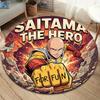 Onepunch Man Round Area Rug Carpet Rug For Living Room Bedroom Sofa Playroom Decor Nonslip Floor Mat