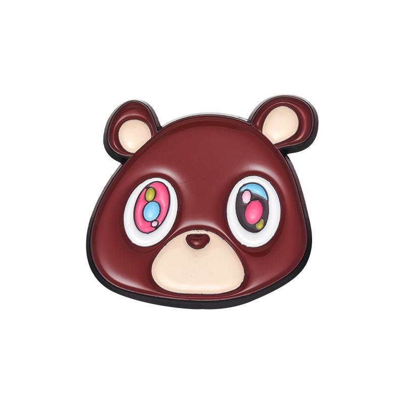 

Модная мультяшная брошь из сплава с животными, очаровательная булавка с коричневым медведем, уникальный модный аксессуар для мужчин, женщин и QHXZ294