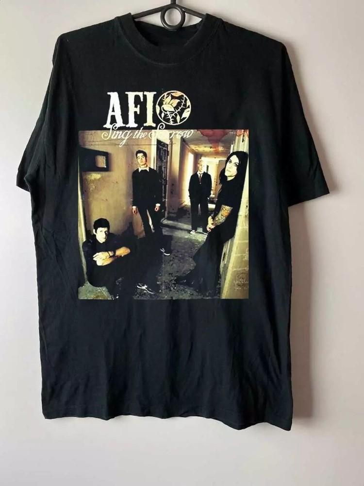 AFI Band Sing The Sorrow Group Short Sleeve Cotton T-Shirt Unisex T-Shirt XXL