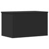 VidaXL Black Storage Box 60x35x35 Cm Engineered Wood, Blanket Box, Storage Chest, Storage Box 840675