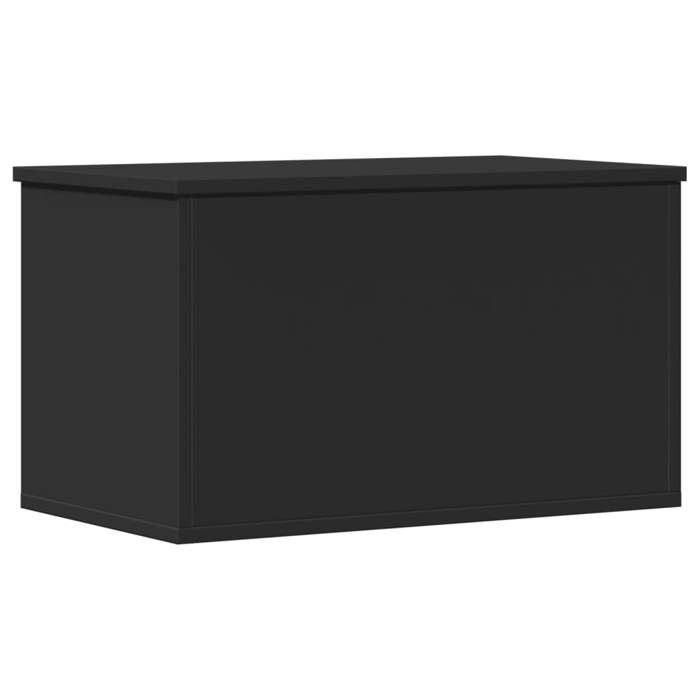 VidaXL Black Storage Box 60x35x35 Cm Engineered Wood, Blanket Box, Storage Chest, Storage Box 840675