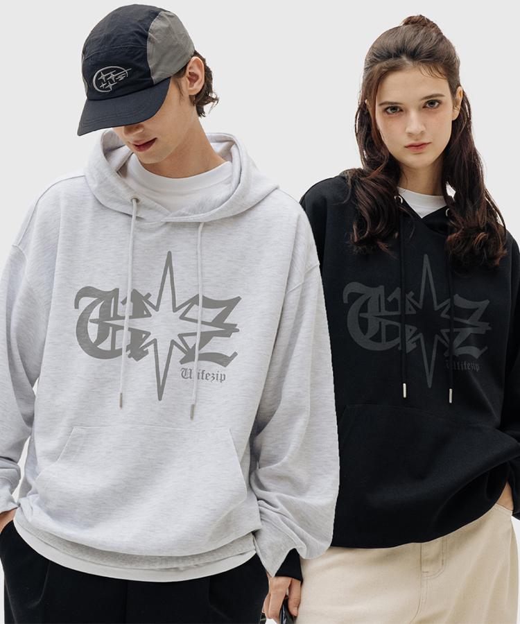 Yujita Oversized Hoodie 6 Colors [Ulzi_5010] (B Type)
