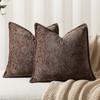 Fundas para Cojines Neutras Suaves de Chenilla Funda de Cojín Estilo Granja para Decoración de Sofá Dormitorio Sala de Estar Moderna