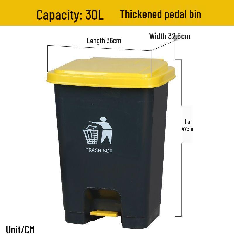 R4 Durable 15-Year Medical Waste Bin, Yellow, Large Capacity with Lid, for Hospitals and Clinics