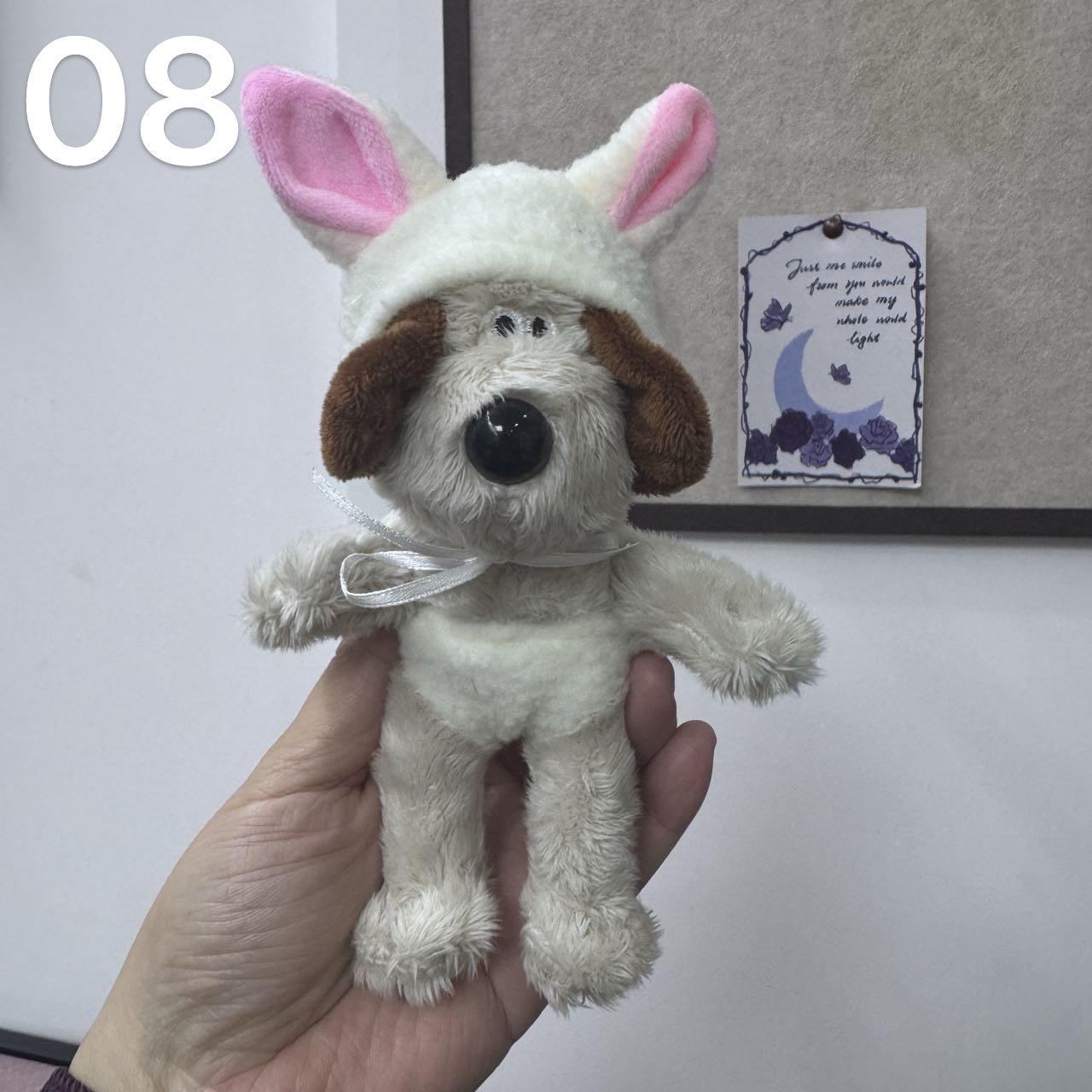 

Плюшевая игрушка кролик с висячими ушами, кулон-медведь и одежда для кукол 10-15 см 10-25cm Plush Toy (Lop-Eared Rabbit Compatible)