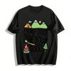 Camp Does The Body Good Outdoor Camping Graphic Casual Tee Pure Cotton T-shirt