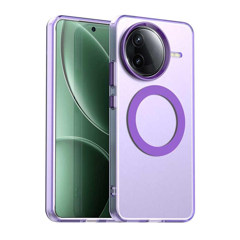 Transparent Case For Xiaomi Poco F7 Pro Case Poco F7 Pro F7 Ultra Magnetic Adsorption Wireless Charge Cover For Poco F7 Pro Case