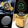 Binbang BINBOND Men's Multifunctional Thin Business Wind Silicone Belt Waterproof Luminous Calendar Watch