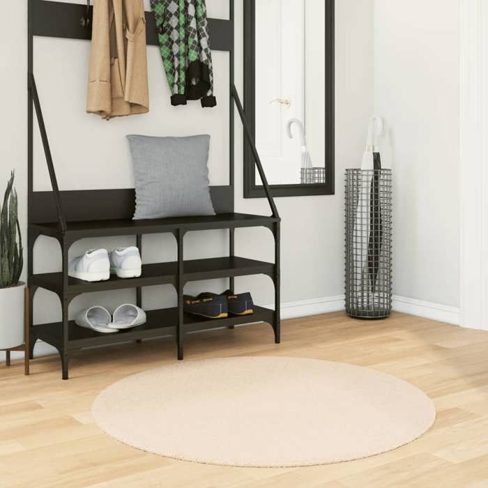 VidaXL Tapis à Poils Courts Doux et Lavable, Moquette de Sol, Tapis de Zone, Carpette de Salon Salle de Séjour Chambre, 375028