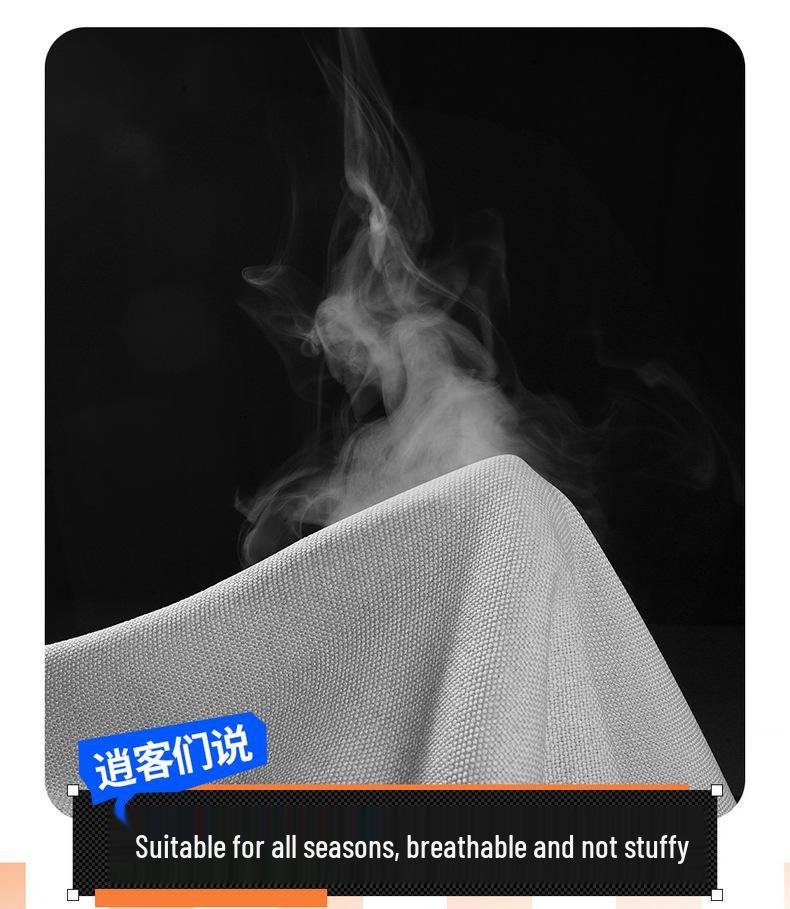 Qashqai Burlap Seat Cushion: Year-Round Breathable Full-Cover Protection