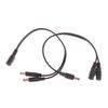 Dc 12V 1 Female To 2 Male Power Split Splitter Cable For Cctv Camera Security Dvr Accessories Led Light Strip