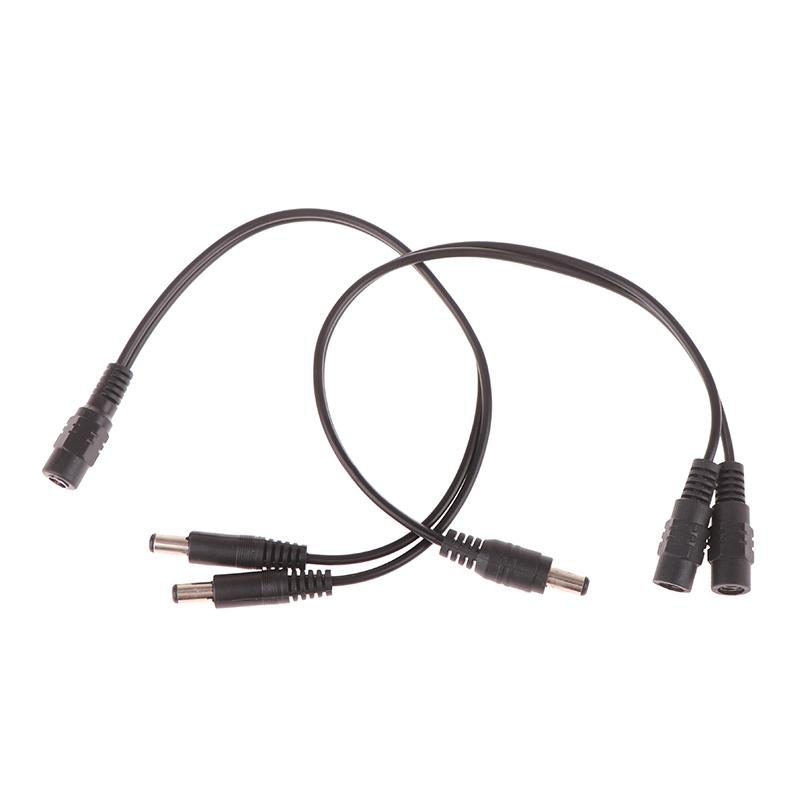 Dc 12V 1 Female To 2 Male Power Split Splitter Cable For Cctv Camera Security Dvr Accessories Led Light Strip