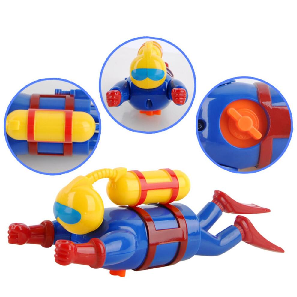 Bath Toys Wind Up Swimming Diver Battery Clockwork for Kids Bath Pool and Beach