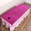 Beauty Bed Sheets Bath Towels Massage Therapy Bed for Beauty Salons Large Towels Adult Soft Polyester Dustproof Pad with Holes