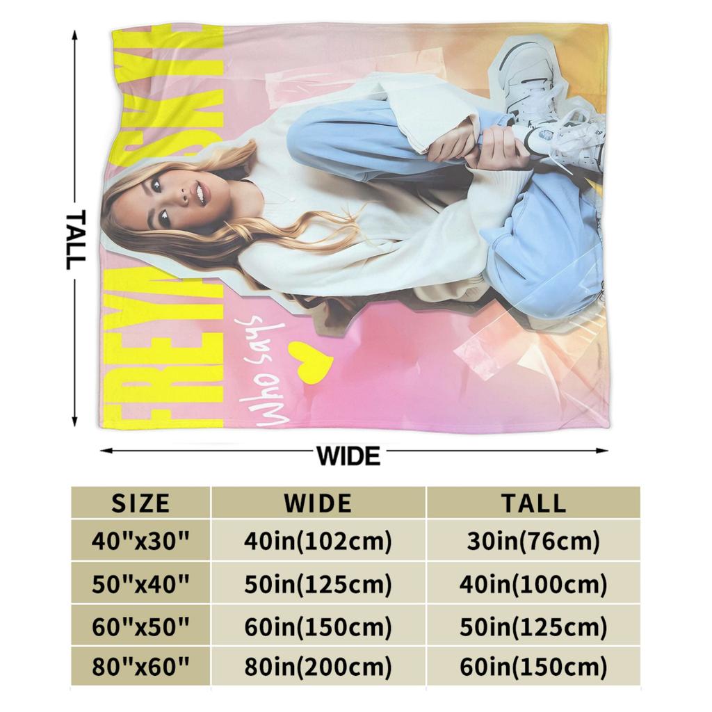 S-Freyas Skye British Singer Blankets Soft Graphic Plush Bedding Throws For Children Couch Chair Flannel Bedspread Bed Cover
