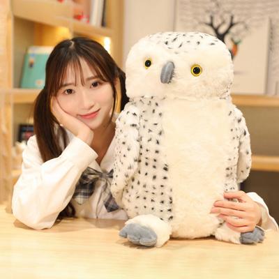 20/30/50cm Owl Plush Toy Simulation Soft Feather Fluffy Animal Doll Sofa Ornament Bedroom